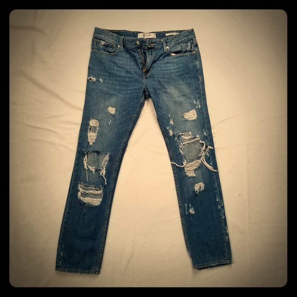 Ripped Guess Jeans